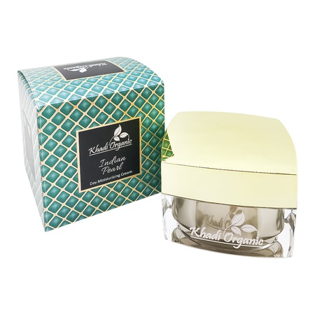 Khadi Organik &quot;Indian Pearl&quot; Nemlendirici Gündüz Kremi 50gr