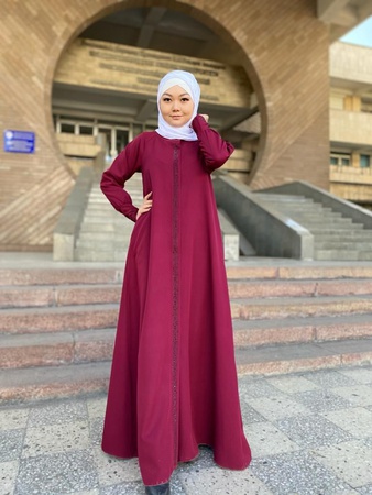 Джельбаб из ткани:«барби»,размер:44-50,по16$