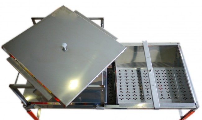 Kapaklı çerçeve baskı masası