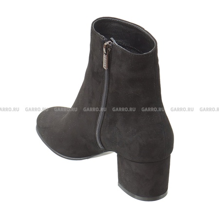 Yarım bot ROSSI siyah, doğal süet, bisiklet