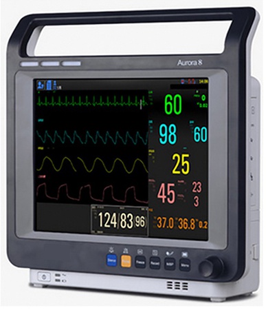 Монитор 8,4 дюйма (21,3 см) Многопараметрический монитор пациента