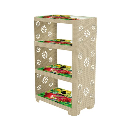 Этажерка "Ягодный микс" 4-х секционная