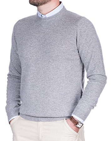 % 100 doğal kaşmirden yapılmış erkek süveter.