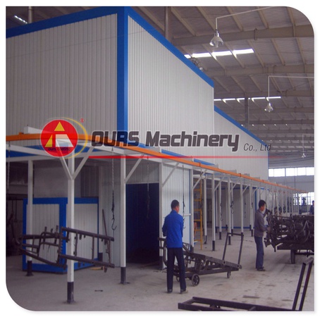 Üç tekerlekli motosiklet elektroforetik kaplama hattı