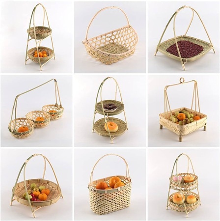 Плетеный держатель для ручек из ротанга, бамбуковый держатель для хранения, тканый держатель из морских водорослей для кухни