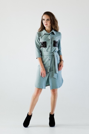 ПЛАТЬЕ МОЛОДЁЖНОЕ "СИМОНА" (ИНТЕРЛОК)