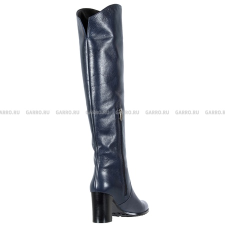 Сапоги 617 синие, натуральная кожа