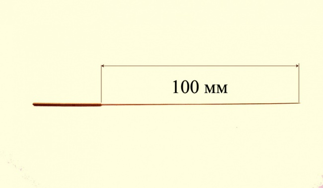 Игла акупунктурная корпоральная Д(100)