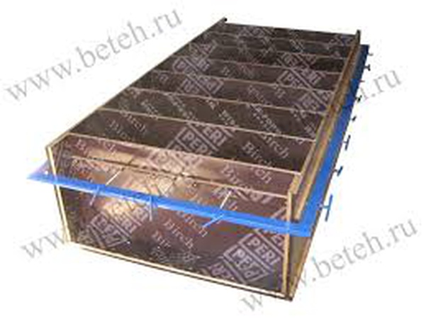 Form for pouring aerated concrete FM-0.85 m