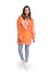 Orange Transparent Raincoat