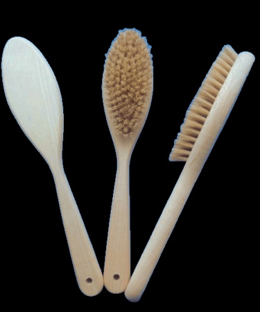 Щетка банная (щетина кабана)мягкая