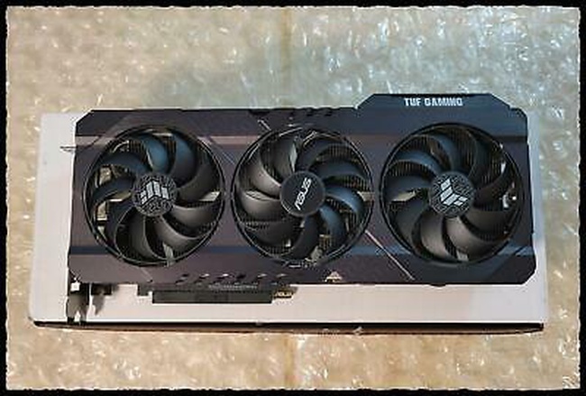 3 fan Ekran kartı Rtx 3090 24gb Asus tuf