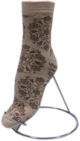 Носки женские внутримахровые (арт. 08в7) «Роспись»