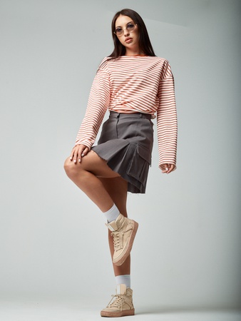 Юбка карго мини