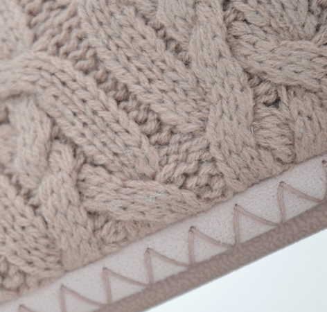 与雪纺花朵Ugg靴子L-312