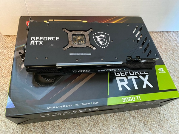 Видеокарта MSI GeForce RTX 3060 Ti GAMING X TRIO 8 ГБ GDDR6