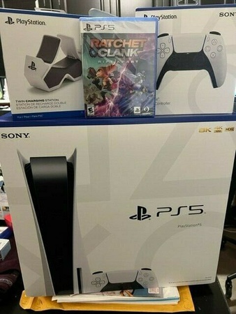 Консоль PS5 Sony PlayStation 5 Disc Edition в новой упаковке, гарантия 2 года