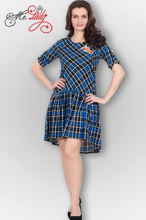 1277-3 dress in a cage, sizes 44-50