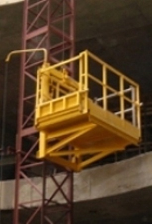 Строительный мачтовый подъемник ПМГ г/п 1000 кг