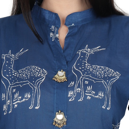 Туника из хлопка курта