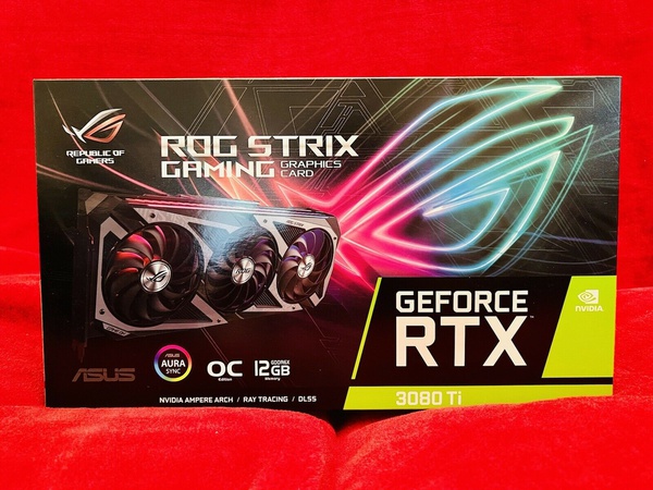 Asus rog strix geforce rtx 3080 ti oc 12go GDDR 6x nvidia kartı