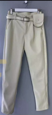 Стильные брюки из эко кожи