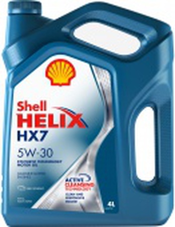 Моторное масло Shell Helix HX7 5W-30 полусинтетическое