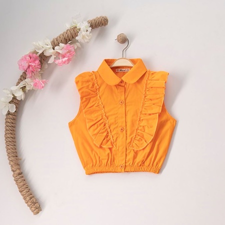 Toptan Kız Çocuk Gömlek 7-10 Yaş