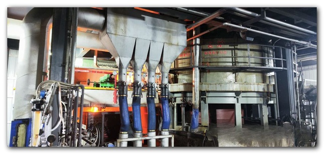 Электропечь для линии по производству каменной ваты