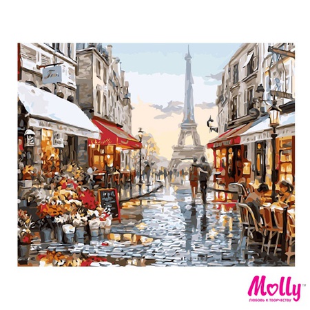 Картина по номерам Окно в Париж