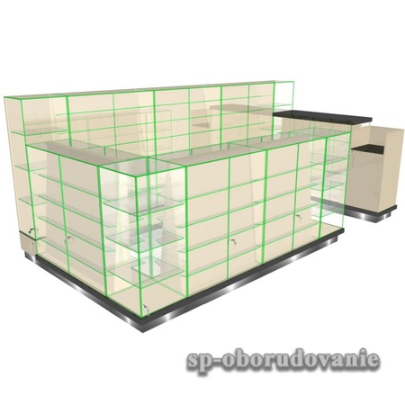 刨花板和玻璃凉亭