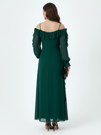 Нарядное длинное платье для нового года