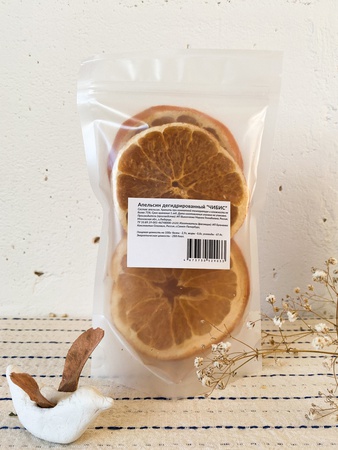 Meyve cipsleri: Portakal / Kurutulmuş, doğal, kurutulmuş, şekersiz, katkı maddesi yok, 50g