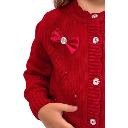 Kızlar için Hırka Takımyıldızı kırmızısı