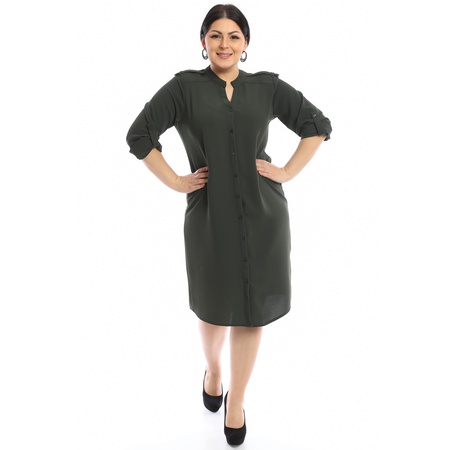 Büyük Beden Hakim Yaka Gömlek