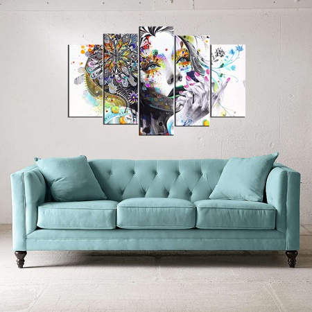 5 parçalı mdf tablo