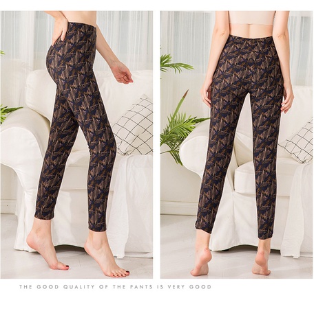 Осенне-зимние новые женские термоштаны, толстые полные шерстяные межслойные брюки с высокой талией для женщин, хлопковые штаны с подкладкой