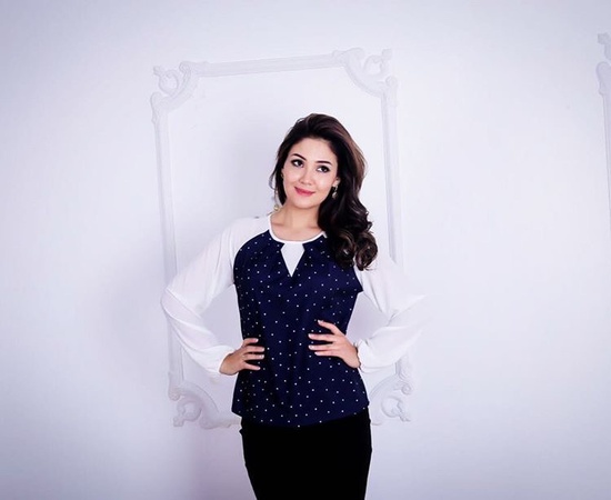 Блузка с шифоном