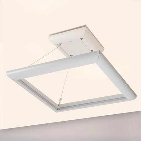 Подвесной потолочный LED-светильник отраженного бестеневого света КАРЕ 58×58 СМ, 50 Вт, 8 000 ЛМ, 4 000 К — АНДИ Групп