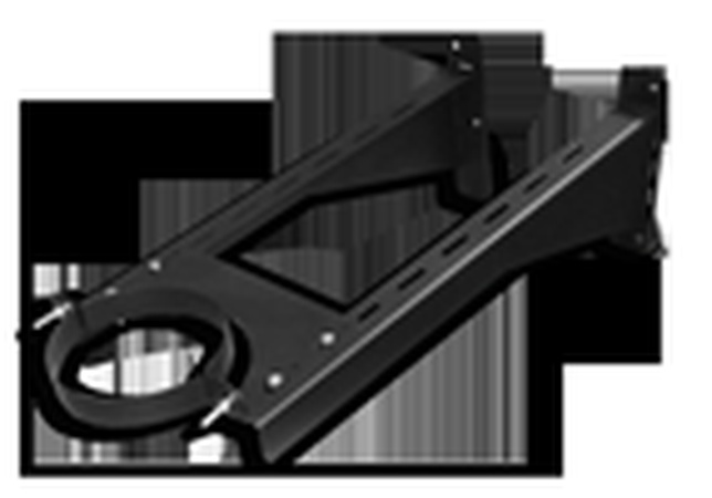 Универсальный стеновой кронштейн с полимерным покр