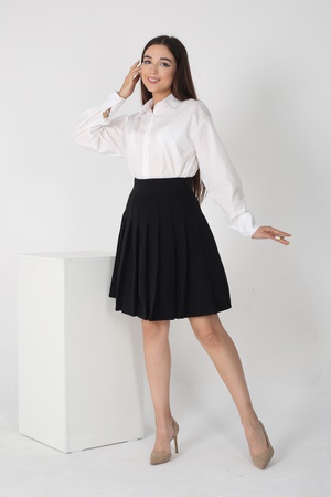 Jazelina Юбка тенниска выше колена.Юбки для школы. Школьная юбка. Расклешенная юбка в школу