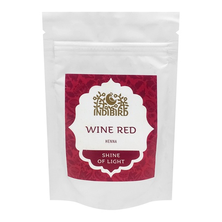 Kına Saç Şarap Kırmızısı% 100 Doğal Indibird 50g