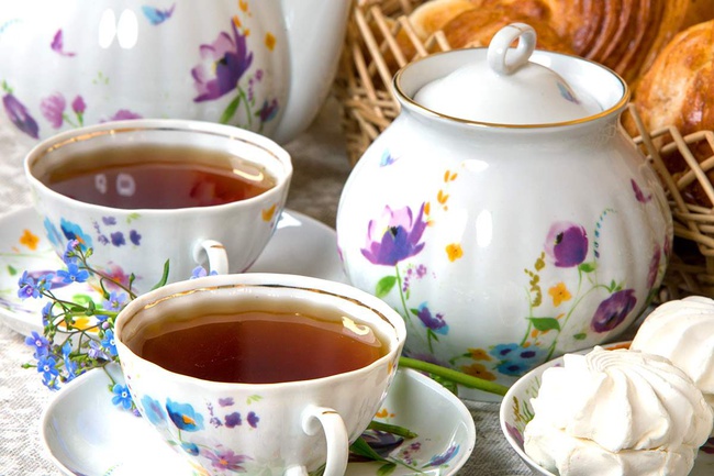 Сервиз чайный - Акварелька(Белый лебедь, 14 пред.)