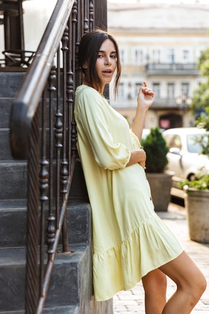 Платье из штапеля