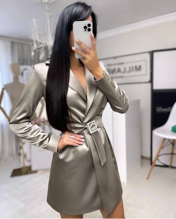 Жакет атласный полный молд. Модель 5079