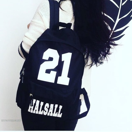 Женский именной рюкзак с номером