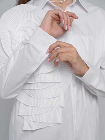 Рубашка женская с розой