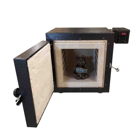 Муфельная печь +1250с, 350x350x350 мм.