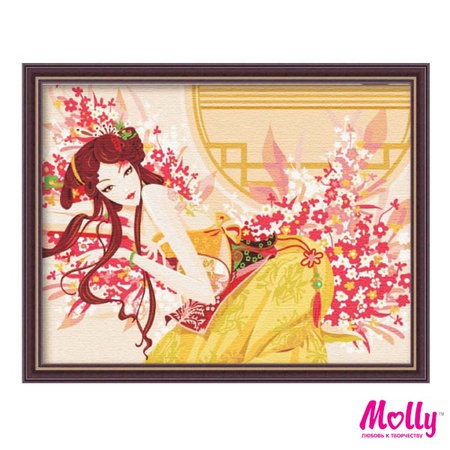 Картина по номерам Очарование сакуры