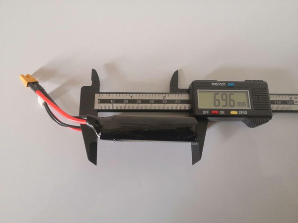 Li-Po pil 7,4 V, 1000 mAh, 20C, 2S